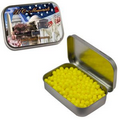 Large White Mint Tin w/ Colored Candy